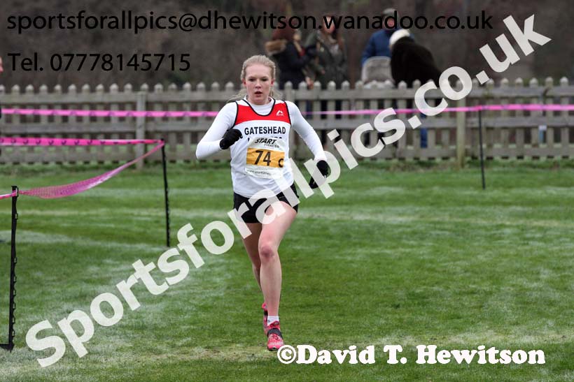 Senior women, Durham Cathedral Cross Country Relays. Photo: David T. Hewitson/Sports for All Pics